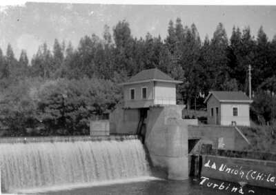 Plano general de una vista de la Turbina de la comuna de La Unión